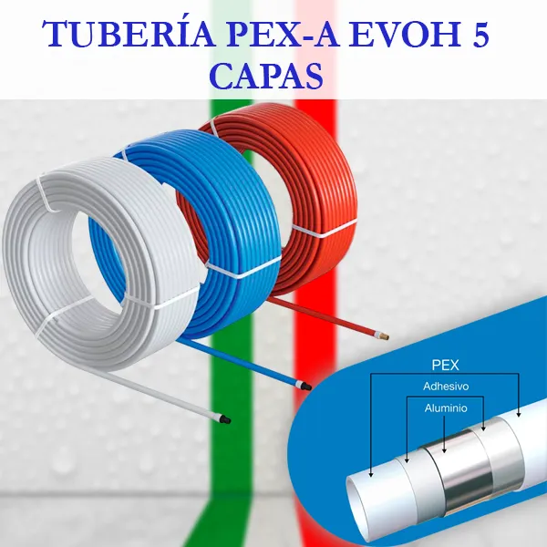 TUBERÍA PEX-A EVOH 5 CAPAS – ITALVALV
