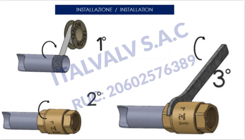 instalacion correcta valvula check italvalv