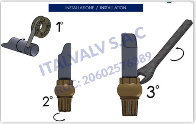 instalacion correcta valvula fondo canastilla italvalv