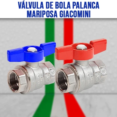 Válvula de Bola Palanca Mariposa Giacomini italvalv