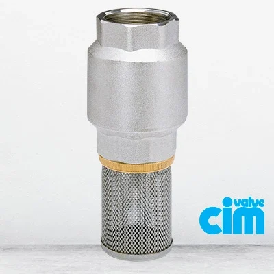 VÁLVULA CHECK VERTICAL HORIZONTAL (ANTIRRETORNO) CON CANASTILLA CIM 30A VÁLVULA CHECK VERTICAL HORIZONTAL (ANTIRRETORNO) CON CANASTILLA CIM 30A