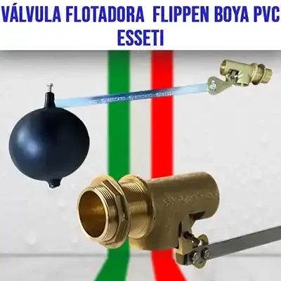 Valvula Flotadora Flippen Boya PVC ESSETI italvalv