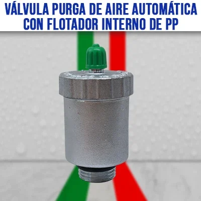 Válvula Purga de Aire Automática con Flotador Interno de PP italvalv Válvula Purga de Aire Automática con Flotador Interno de PP italvalv